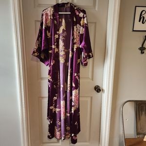 Satin Kimono Robe